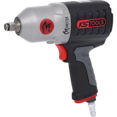 KS Tools 1/2" MONSTER didelio našumo pneumatinis smūginis veržliasukis, 1690 Nm (515.1210)