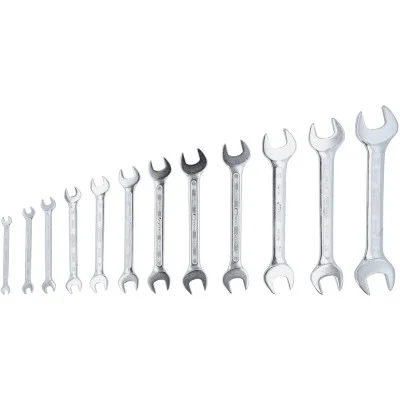 KS Tools dvigubų atvirų raktų rinkinys, 12 dalių, 6x7-30x32 mm (517.0123)