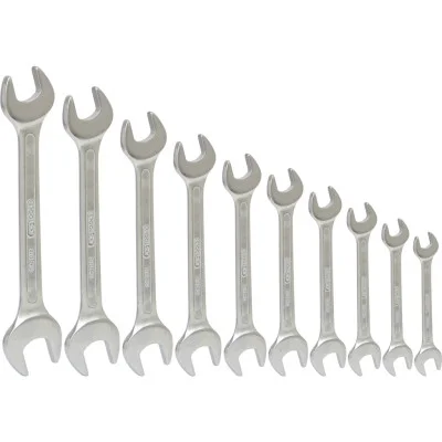 KS Tools dvigubų atvirų raktų rinkinys, 10 dalių, 8–32 mm (517.0148)