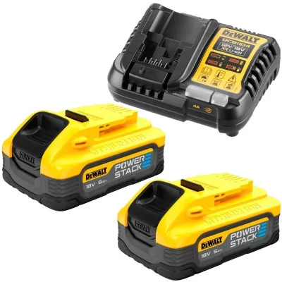 DeWalt akumuliatorių rinkinys DCB1104H2-QW 18 V, 2 x 5,0 Ah POWERSTACK