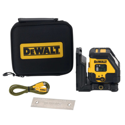 DeWalt kryžminių linijų lazeris DCLE14201GB-XJ žalias, USB-C, 45 m