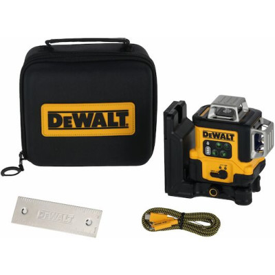 DeWalt lazerinis nivelyras DCLE14361GB-XJ žalias, 3 x 360°, USB-C