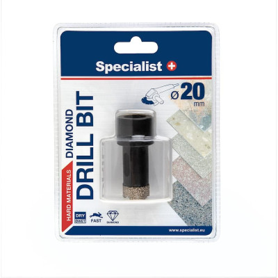 Specialist deimantinis grąžtas 11/2-9420 D20 M14