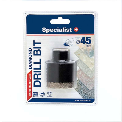 Specialist deimantinis grąžtas 11/2-9445 D45 M14