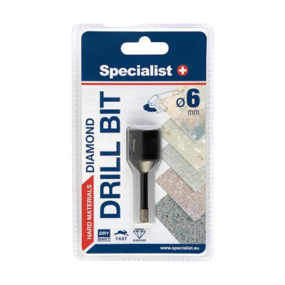 Specialist deimantinis grąžtas 11/2-9406 D6 M14