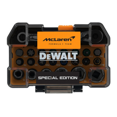 DeWalt bitų ir galvučių rinkinys DT70906-QZ 24 dalių McLaren F1