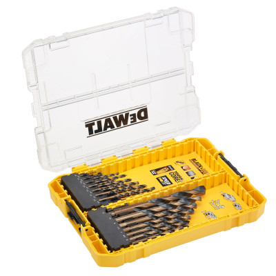 DeWalt metalo grąžtų rinkinys DT70755-QZ HSS-G 1–12 mm 21 vnt.