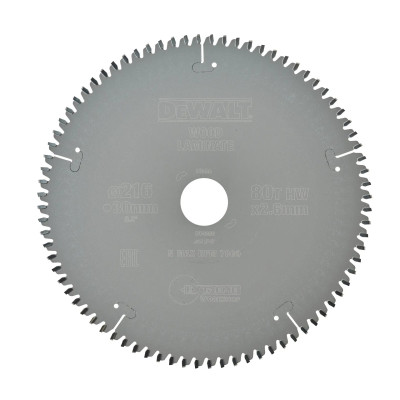 DeWalt EXTREME stacionaraus pjūklo diskas DT4286-QZ 216 x 30 mm 80 dantų