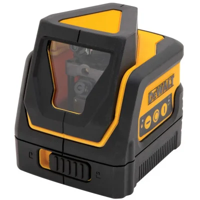 DeWalt raudonas kryžminis linijinis lazeris DW0811 360°