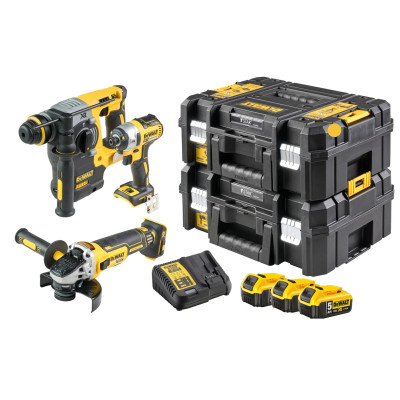 DeWalt akumuliatorinių įrankių rinkinys DCK305P3T 18 V DCH273 DCF887 DCG405