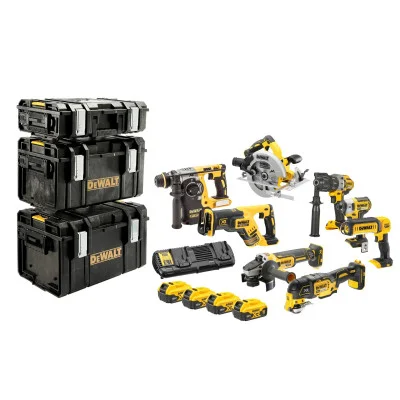 DeWalt akumuliatorinių įrankių rinkinys DCK853P4 18 V 8 įrankiai