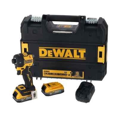 DeWalt hidraulinis akumuliatorinis smūginis suktuvas DCF870E2T 1/4" 18 V 2x 1,7 Ah