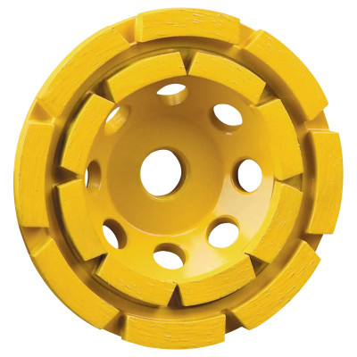 DeWalt deimantinė taurinė šlifavimo lėkštė DT3796-QZ 125 mm, dviguba segmentų eilė