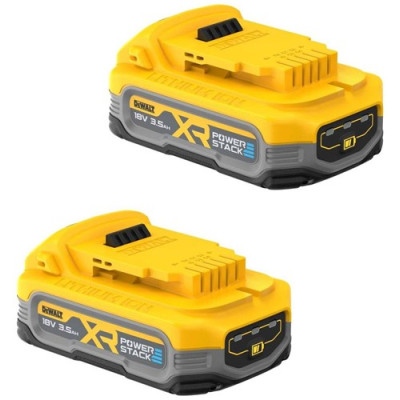 DeWalt Powerstack akumuliatorių rinkinys DCBP318S2 18 V, 3,5 Ah, 2 vnt.