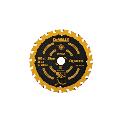 DeWalt diskinių pjūklų diskų rinkinys DT10624 / DT10640 165 × 20 mm, 2 × 24 dantys ir 1 × 40 dantų