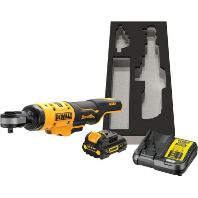 DeWalt akumuliatorinis terkšlinis veržliasukis DCF503L1G-QW 3/8 colio, 12 V, 3 Ah