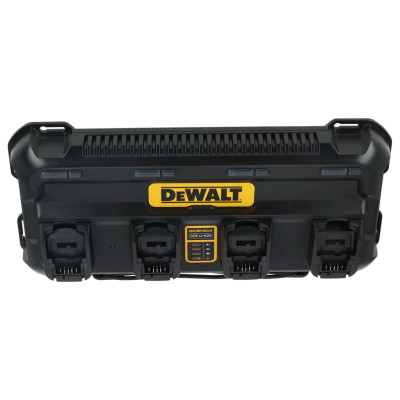 DeWalt keturių lizdų akumuliatorių įkroviklis DCB1404 DCB1404, DeWalt XR akumuliatoriams