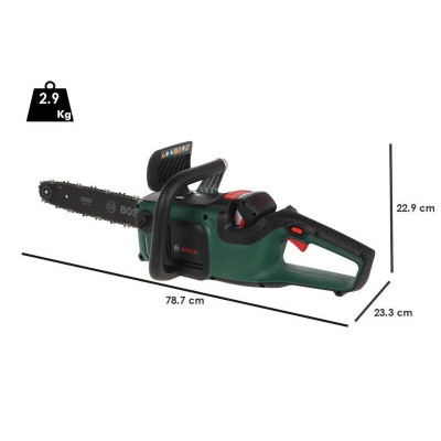Bosch akumuliatorinis grandininis pjūklas be akumuliatoriaus AdvancedChain 36V-35-40 36 V, 35 cm juosta, be akumuliatoriaus