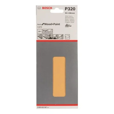Bosch C420 SfWP šlifavimo lapai 230×280 mm G240