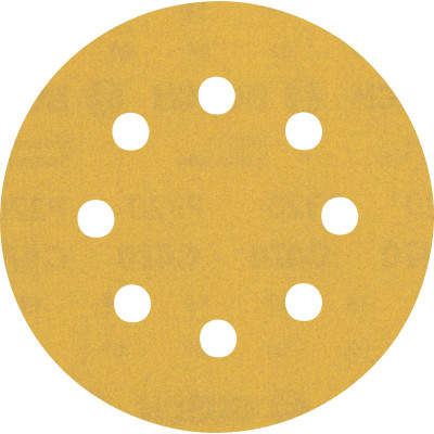 Bosch EXPERT C470 for random orbital sanders šlifavimo lapas su skylėmis 115 mm, G320, 5 pcs, 8 holes