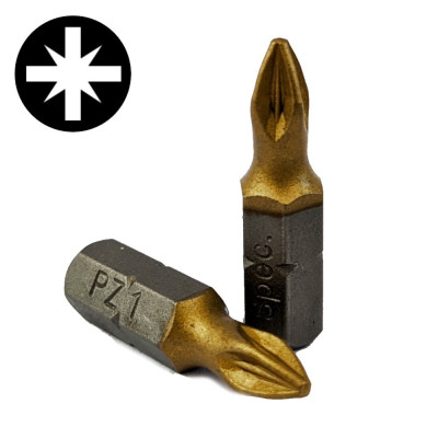 Specialist sukimo antgalis TITANIUM PZ1, 25 mm, 10 vnt.
