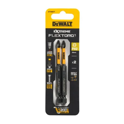 DeWalt sukimo antgalis FLEXTORQ PH2 89 mm, 2 vnt.