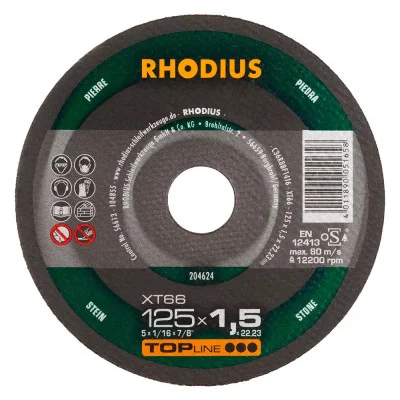 Rhodius pjovimo diskas 125x1,5x22,23, 250-204624