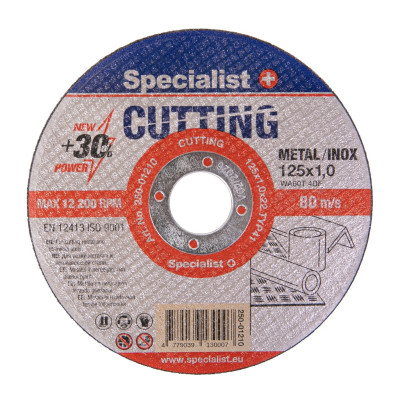 Metalo pj.diskas 125x1x22 mm