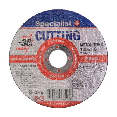 Metalo pj.diskas 125x1,6x22 mm