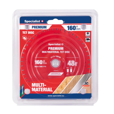 Specialist pjovimo diskas 160x48, 51/3-16048