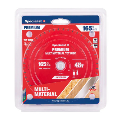 Specialist pjovimo diskas 165x48, 51/3-16548