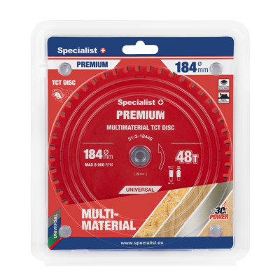 Specialist pjovimo diskas 184x48, 51/3-18448