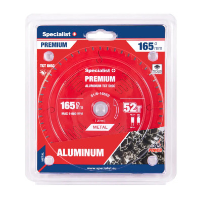 Specialist pjovimo diskas 165x52, 51/6-16552