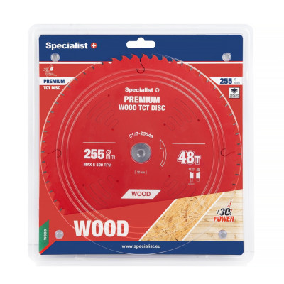 Specialist pjovimo diskas 255x48, 51/7-25548