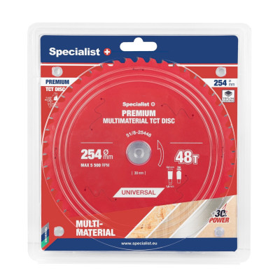 Specialist pjovimo diskas 254x48, 51/8-25448