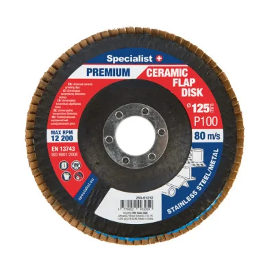 Specialist Ceramic PREMIUM lapelinis šlifavimo diskas 125 mm P100