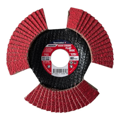 Specialist Vision Ceramic PREMIUM lapelinis šlifavimo diskas 125 mm P60