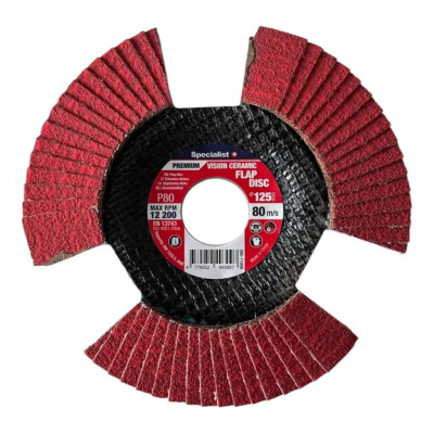 Specialist Vision Ceramic PREMIUM lapelinis šlifavimo diskas 125 mm P80