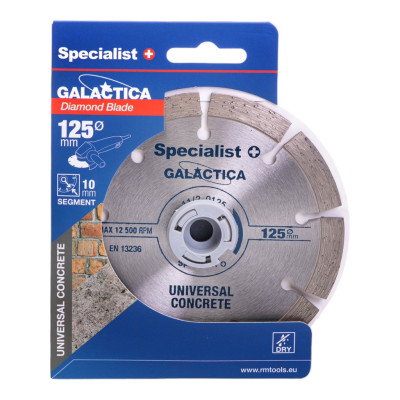 Specialist pjovimo diskas 125x10x22.2, 11/2-0125
