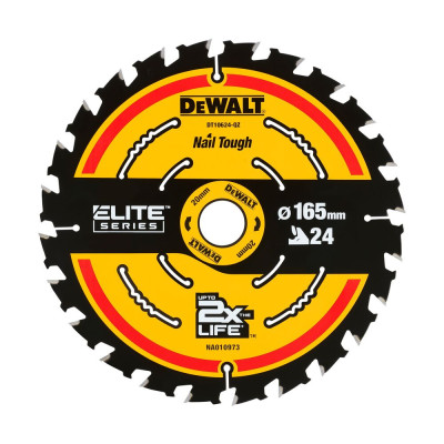 DeWalt pjovimo diskas 165x20, 24T