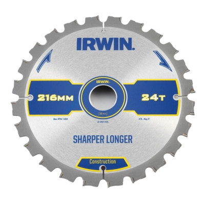 Irwin pjovimo diskas 216x30x24, ATB