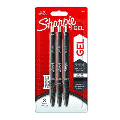 Sharpie rašiklis 3 vnt juodas 09-2136598