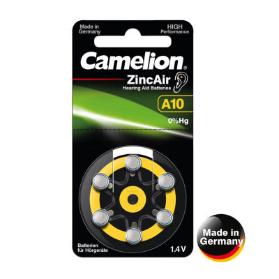 Camelion mikro elementai A10/DA10/ZL10 44/3-173446 1,4 V 6 vnt.