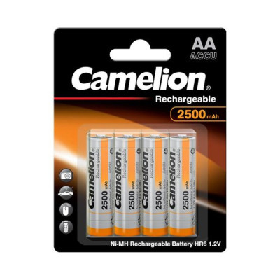 Camelion įkraunami elementai NH-AA2500BP4 44/2-001 AA 2500 mAh 4 vnt.