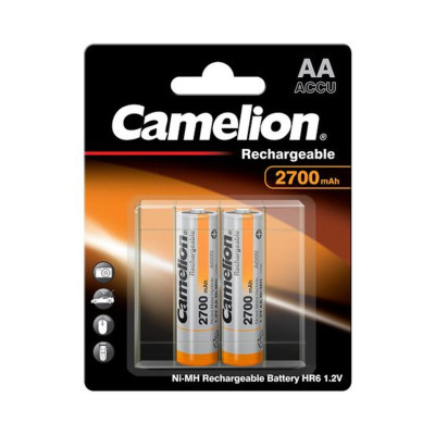 Camelion įkraunami elementai NH-AA2700BP2 44/2-1926 AA 2700 mAh 2 vnt.