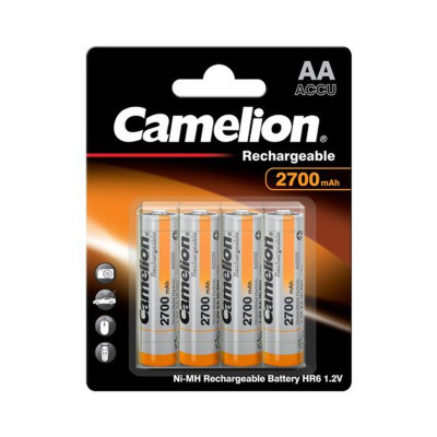 Camelion įkraunami elementai NH-AA2700BP4 44/1-005 AA 2700 mAh 4 vnt.