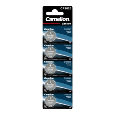 Camelion mikro ličio elementas CR2025 44/3-CR20255 3 V 5 vnt.