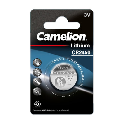 Camelion mikro ličio elementas CR2450 44/3-CR2450 3 V 1 vnt.