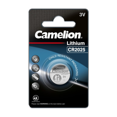 Camelion mikro ličio elementas CR2025 44/3-CR2025 3 V 1 vnt.