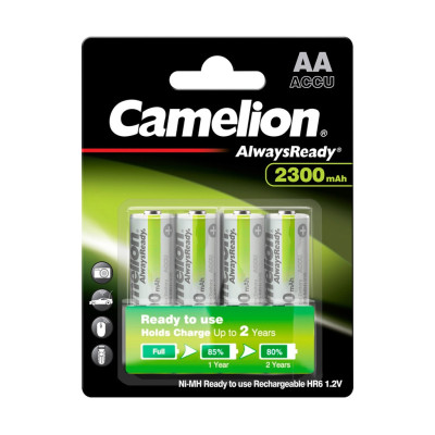 Camelion įkraunami elementai NH-AA2300ARBP4 44/2-006 AA 2300 mAh 4 vnt.